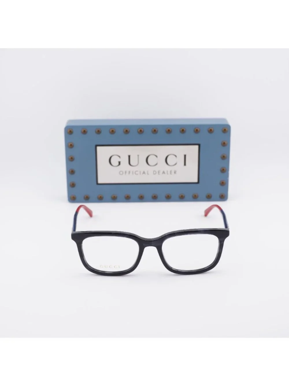 Gucci GG1928O 004 Square Eyeglasses – Grey Havana 53mm